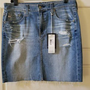 AG Erin Denim Pencil Skirt